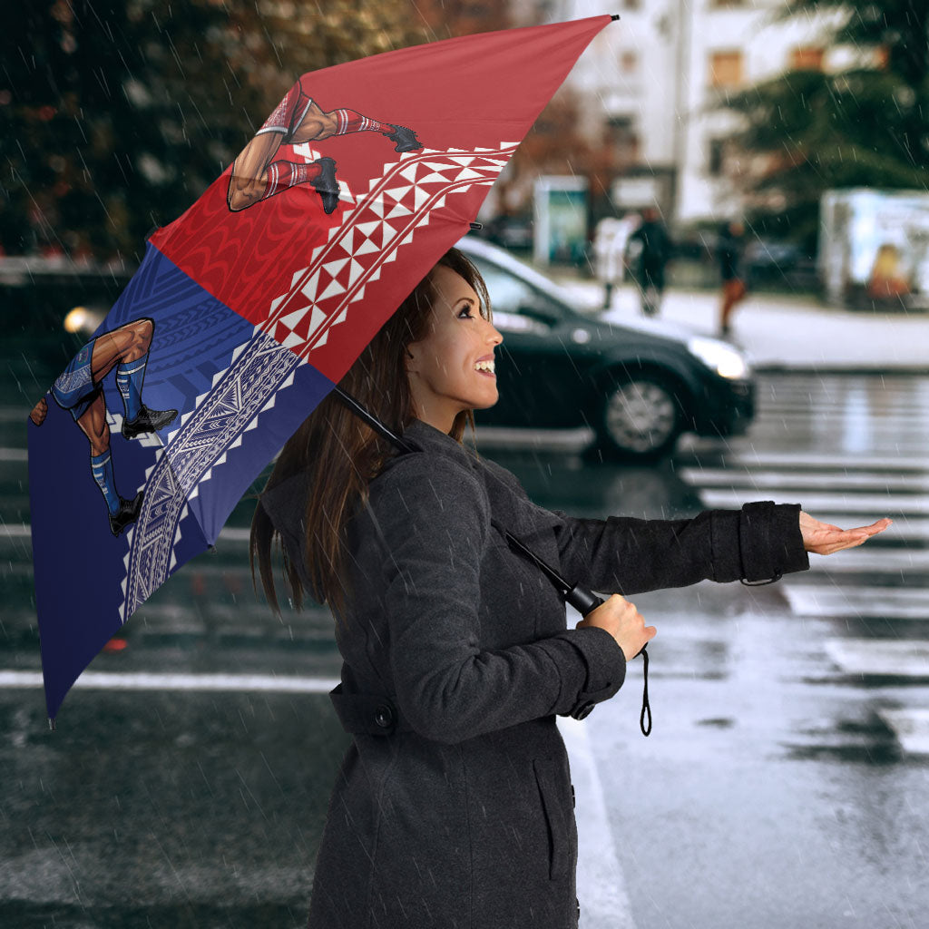 Toa Samoa Mate Ma'a Tonga Rugby Together Umbrella LT14 - Polynesian Pride