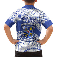 Personalised Samoa St Josephs College Family Matching Puletasi Dress and Hawaiian Shirt Marist Brothers Samoan Pattern LT14 - Polynesian Pride
