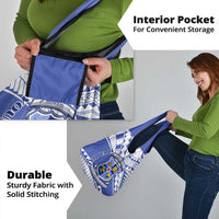 Personalised Samoa St Josephs College Grocery Bag Marist Brothers Samoan Pattern