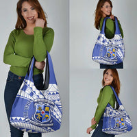 Personalised Samoa St Josephs College Grocery Bag Marist Brothers Samoan Pattern