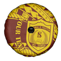 Personalised Samoa College Spare Tire Cover Samoan Pattern LT14 - Polynesian Pride