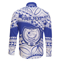 Personalised Samoa Safata College Family Matching Off Shoulder Short Dress and Hawaiian Shirt Samoan Pattern LT14 - Polynesian Pride