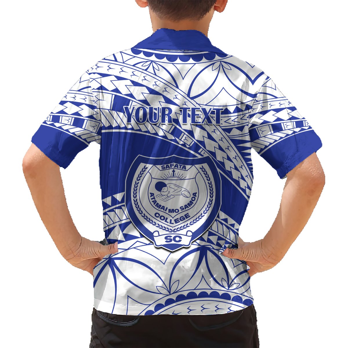 Personalised Samoa Safata College Hawaiian Shirt Samoan Pattern LT14 - Polynesian Pride