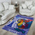 Philippines Area Rug Filipino Sarimanok With Polynesian Tattoo LT14 - Polynesian Pride