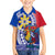 Personalised Philippines Kid Hawaiian Shirt Filipino Sarimanok With Polynesian Tattoo LT14 Kid Blue - Polynesian Pride