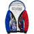 Personalised Philippines Sherpa Hoodie Filipino Sarimanok With Polynesian Tattoo LT14 Unisex Blue - Polynesian Pride
