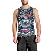 Samoa 685 Men Tank Top Samoan Coat Of Arms Simple Style LT14 - Polynesian Pride