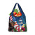 United States And Samoa Grocery Bag USA Flag Eagle Mix Samoan Coat Of Arms
