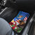United States And Fiji Car Mats USA Flag Eagle Mix Fijian Coat Of Arms Tapa Pattern LT14 - Polynesian Pride