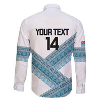 Custom Fiji Tapa Rugby 2025 Family Matching Long Sleeve Bodycon Dress and Hawaiian Shirt Go Champions Fijiana LT14 - Polynesian Pride