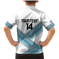 Custom Fiji Tapa Rugby 2025 Family Matching Mermaid Dress and Hawaiian Shirt Go Champions Fijiana LT14 - Polynesian Pride