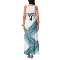Custom Fiji Tapa Rugby 2025 Family Matching Tank Maxi Dress and Hawaiian Shirt Go Champions Fijiana LT14 - Polynesian Pride