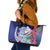Biba Guam Liberation Day Leather Tote Bag Tano y Chamoru Latte Stone Blue