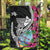 Biba Guam Liberation Day Garden Flag Tano y Chamoru Latte Stone Black