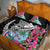Biba Guam Liberation Day Quilt Bed Set Tano y Chamoru Latte Stone Black