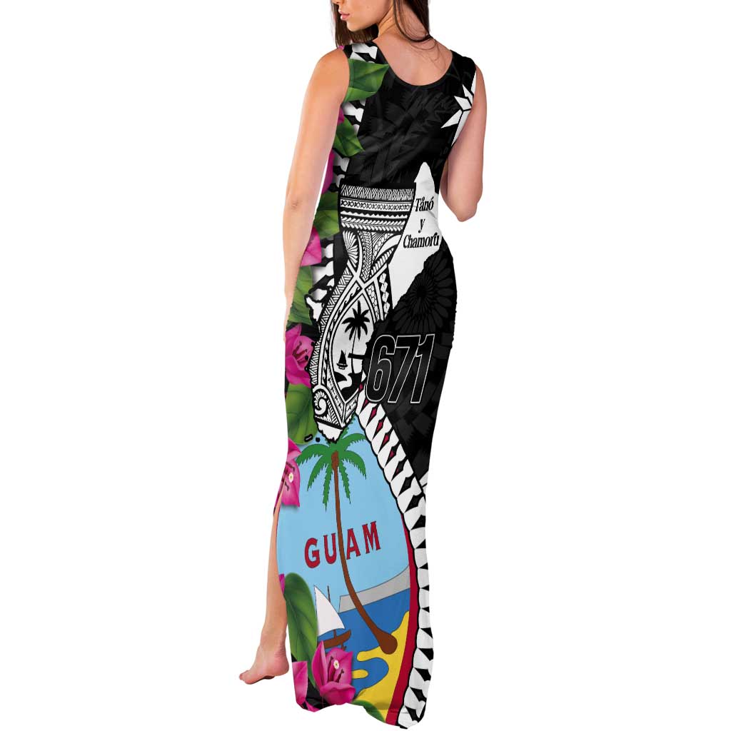 Biba Guam Liberation Day Tank Maxi Dress Tano y Chamoru Latte Stone Black