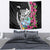 Biba Guam Liberation Day Tapestry Tano y Chamoru Latte Stone Black