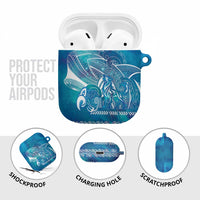 Kuri Dog Waka New Zealand Matariki AirPods Case Ocean Sharks Maori Tattoo LT14 - Polynesian Pride