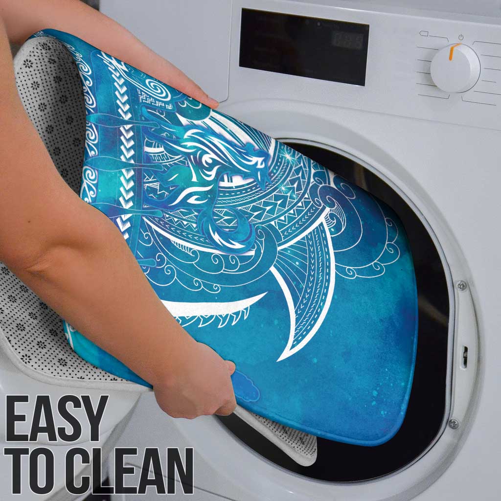 Kuri Dog Waka New Zealand Matariki Bathroom Set Ocean Sharks Maori Tattoo