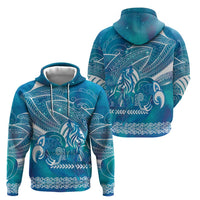 Kuri Dog Waka New Zealand Matariki Hoodie Ocean Sharks Maori Tattoo LT14 - Polynesian Pride