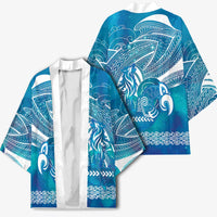 Kuri Dog Waka New Zealand Matariki Kimono Ocean Sharks Maori Tattoo