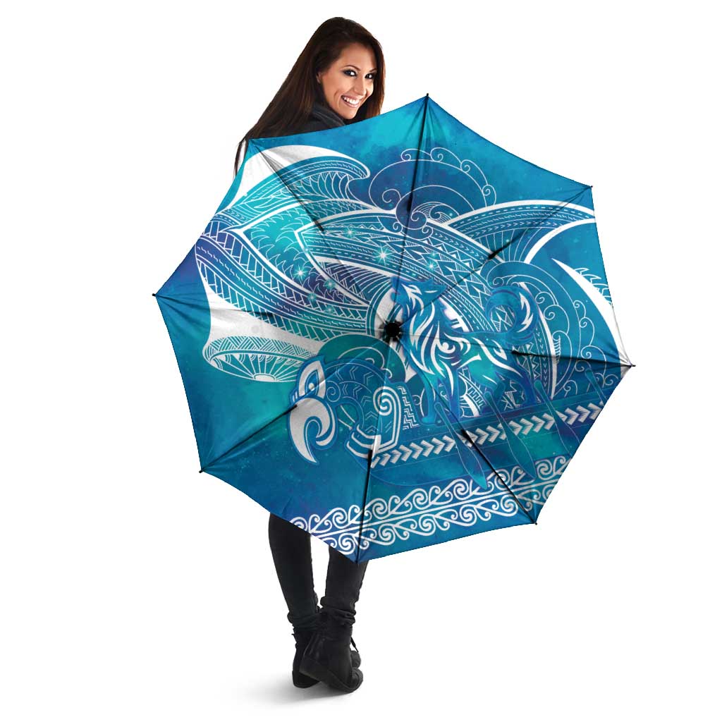 Kuri Dog Waka New Zealand Matariki Umbrella Ocean Sharks Maori Tattoo