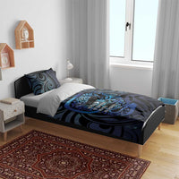 Tuna Eel New Zealand Matariki Bedding Set He Piko He Taniwha Maori Pattern