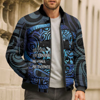 Tuna Eel New Zealand Matariki Bomber Puffer Jacket He Piko He Taniwha Maori Pattern