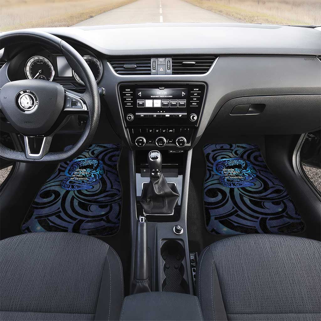 Tuna Eel New Zealand Matariki Car Mats He Piko He Taniwha Maori Pattern