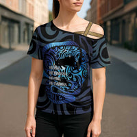 Tuna Eel New Zealand Matariki Cross Shoulder Shirt He Piko He Taniwha Maori Pattern