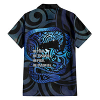 Tuna Eel New Zealand Matariki Family Matching Off The Shoulder Long Sleeve Dress and Hawaiian Shirt He Piko He Taniwha Maori Pattern LT14 - Polynesian Pride