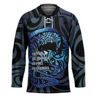 Tuna Eel New Zealand Matariki Hockey Jersey He Piko He Taniwha Maori Pattern