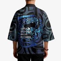 Tuna Eel New Zealand Matariki Kimono He Piko He Taniwha Maori Pattern