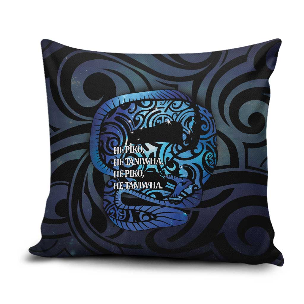 Tuna Eel New Zealand Matariki Pillow Cover He Piko He Taniwha Maori Pattern