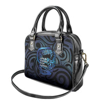 Tuna Eel New Zealand Matariki Shoulder Handbag He Piko He Taniwha Maori Pattern