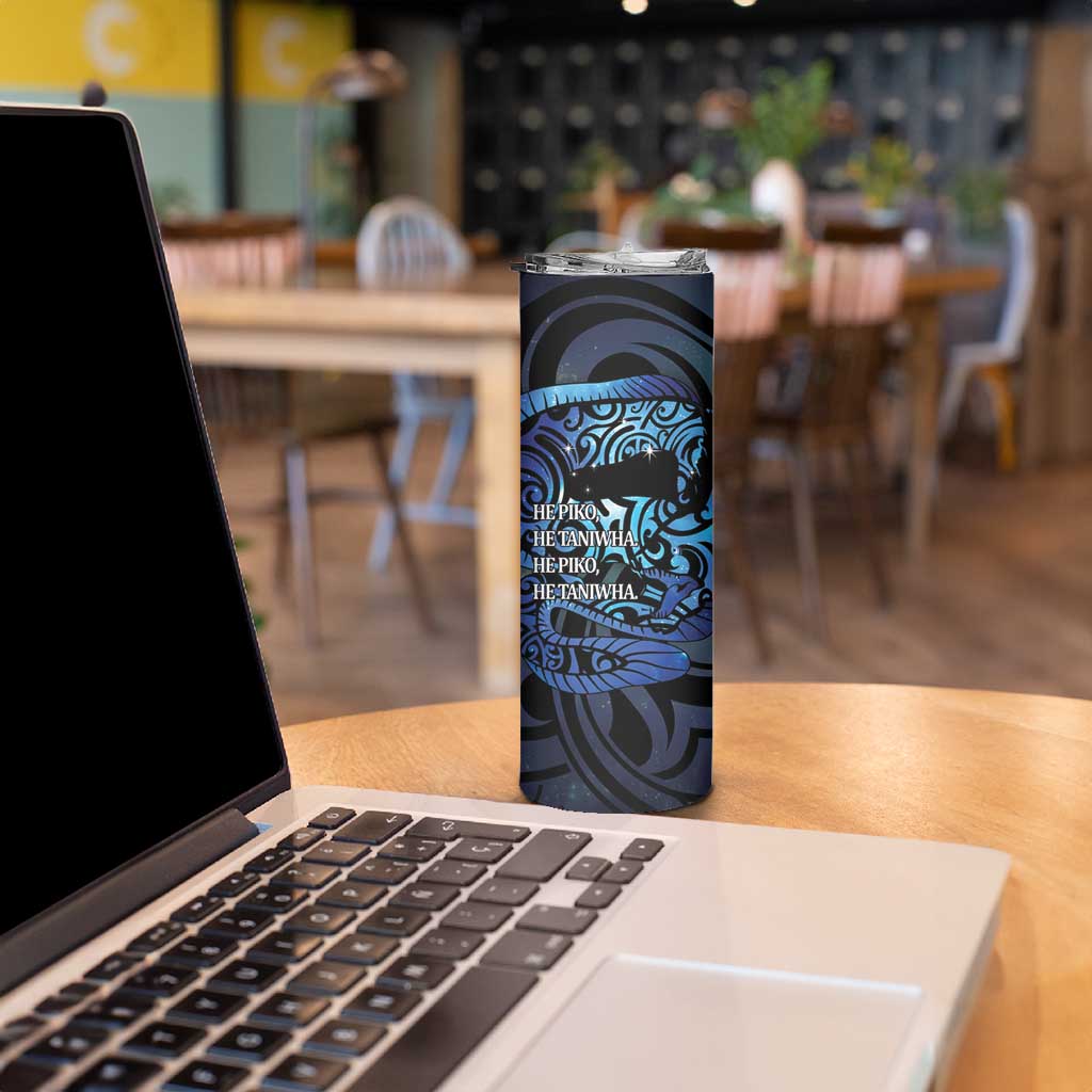 Tuna Eel New Zealand Matariki Skinny Tumbler He Piko He Taniwha Maori Pattern