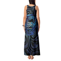 Tuna Eel New Zealand Matariki Tank Maxi Dress He Piko He Taniwha Maori Pattern