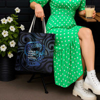 Tuna Eel New Zealand Matariki Tote Bag He Piko He Taniwha Maori Pattern