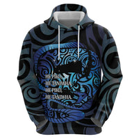 Tuna Eel New Zealand Matariki Zip Hoodie He Piko He Taniwha Maori Pattern