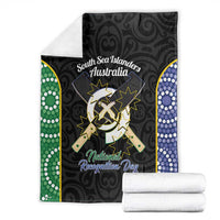 South Sea Islanders National Recognition Day Blanket Australia Aboriginal Vanuatu Pig Tusk LT14 - Polynesian Pride