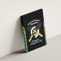 Personalised South Sea Islanders National Recognition Day Canvas Wall Art Australia Aboriginal Vanuatu Pig Tusk