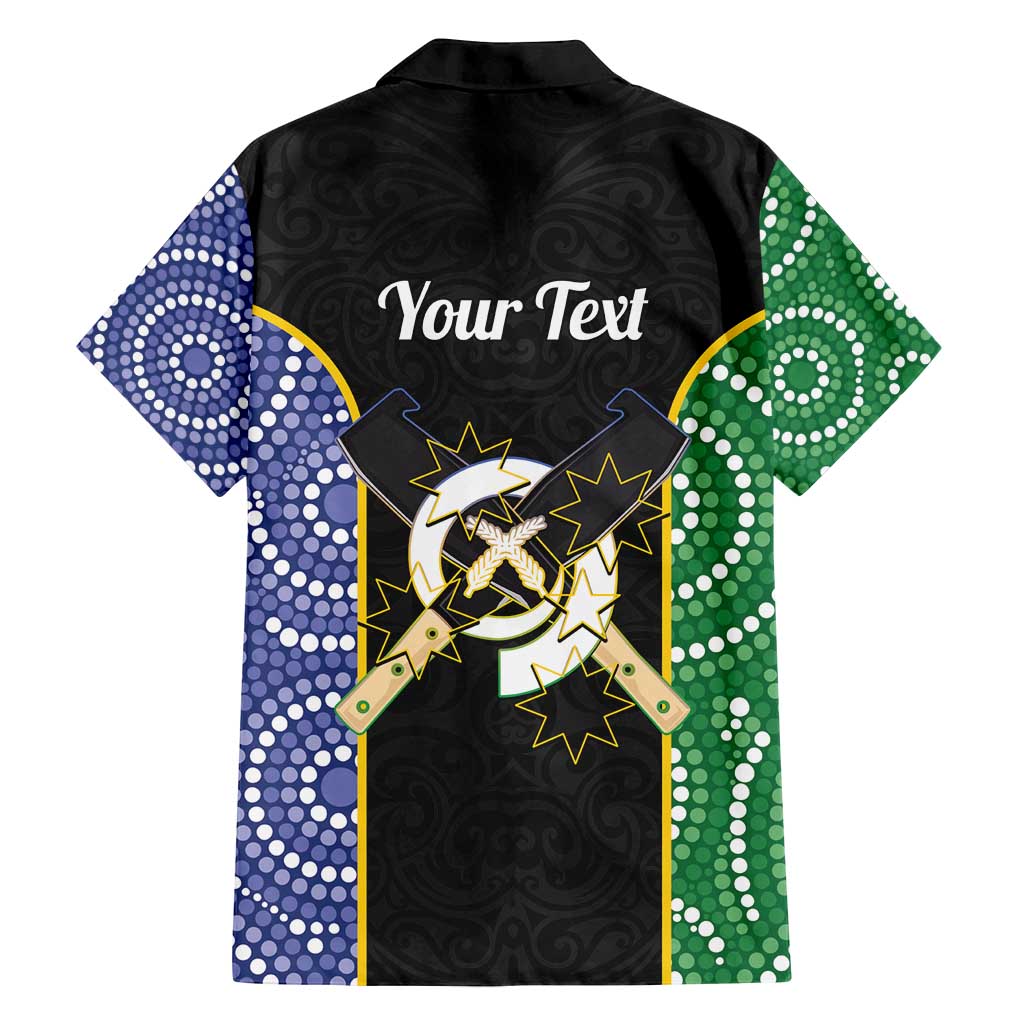 Personalised South Sea Islanders National Recognition Day Family Matching Long Sleeve Bodycon Dress and Hawaiian Shirt Australia Aboriginal Vanuatu Pig Tusk LT14 - Polynesian Pride