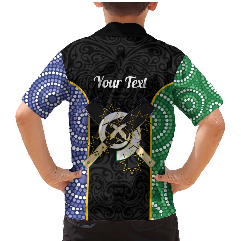 Personalised South Sea Islanders National Recognition Day Family Matching Mermaid Dress and Hawaiian Shirt Australia Aboriginal Vanuatu Pig Tusk LT14 - Polynesian Pride