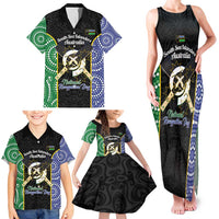 Personalised South Sea Islanders National Recognition Day Family Matching Tank Maxi Dress and Hawaiian Shirt Australia Aboriginal Vanuatu Pig Tusk LT14 - Polynesian Pride
