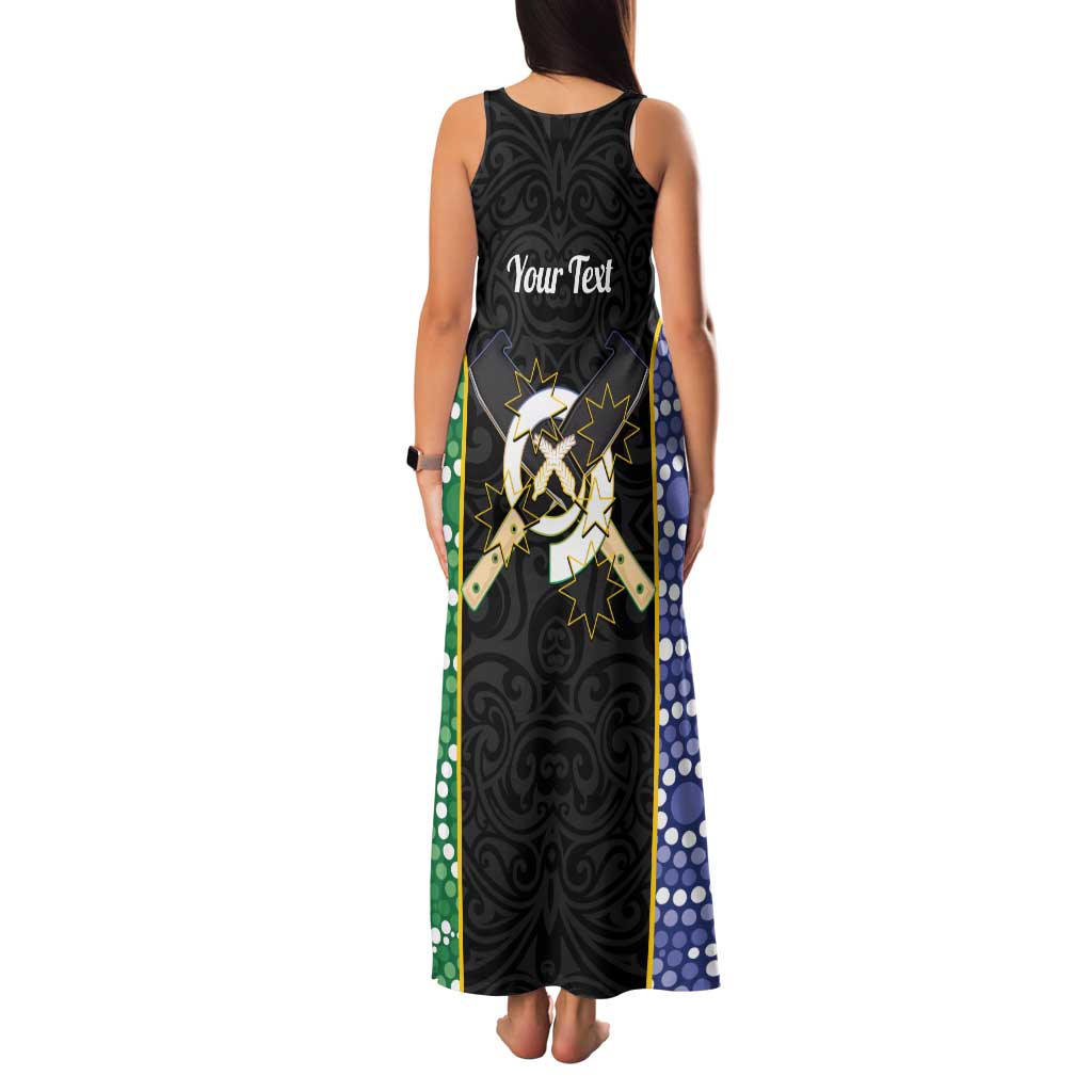 Personalised South Sea Islanders National Recognition Day Family Matching Tank Maxi Dress and Hawaiian Shirt Australia Aboriginal Vanuatu Pig Tusk LT14 - Polynesian Pride