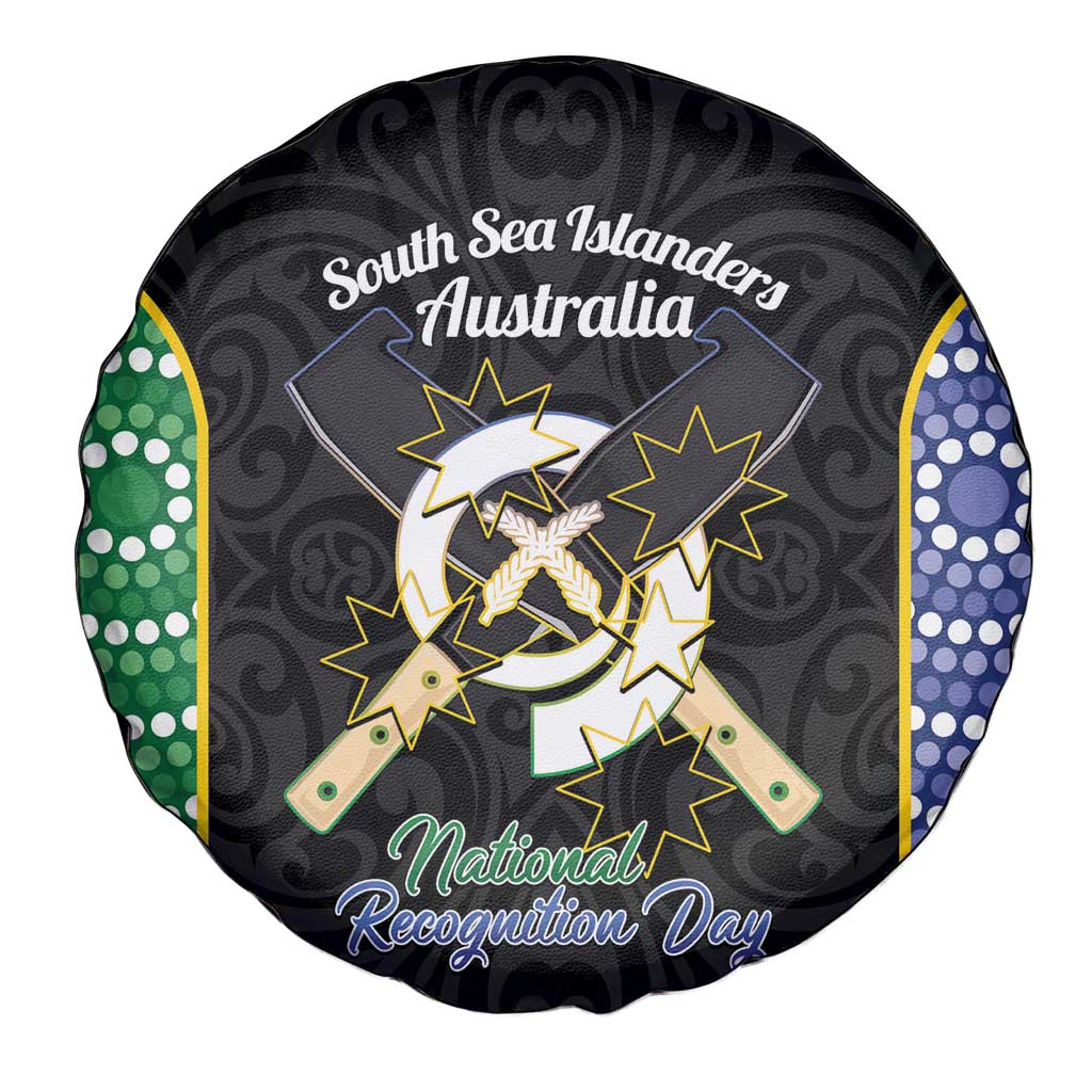 South Sea Islanders National Recognition Day Spare Tire Cover Australia Aboriginal Vanuatu Pig Tusk LT14 - Polynesian Pride