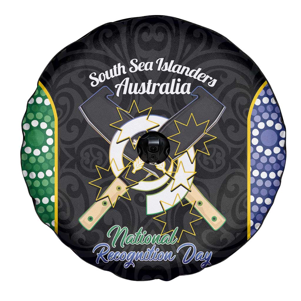 South Sea Islanders National Recognition Day Spare Tire Cover Australia Aboriginal Vanuatu Pig Tusk LT14 - Polynesian Pride