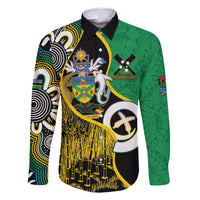 Australian South Sea Islanders National Recognition Day Family Matching Off Shoulder Maxi Dress and Hawaiian Shirt Solomon Islands And Vanuatu Culture LT14 Dad's Shirt - Long Sleeve Black - Polynesian Pride