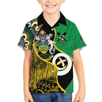 Australian South Sea Islanders National Recognition Day Family Matching Short Sleeve Bodycon Dress and Hawaiian Shirt Solomon Islands And Vanuatu Culture LT14 Son's Shirt Black - Polynesian Pride