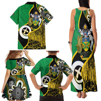 Australian South Sea Islanders National Recognition Day Family Matching Tank Maxi Dress and Hawaiian Shirt Solomon Islands And Vanuatu Culture LT14 - Polynesian Pride